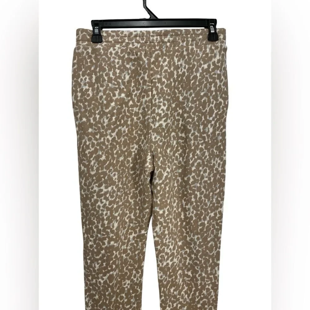 BB Dakota Women’s I Want It Cat Way Jogger Leopard Print Pants size S
